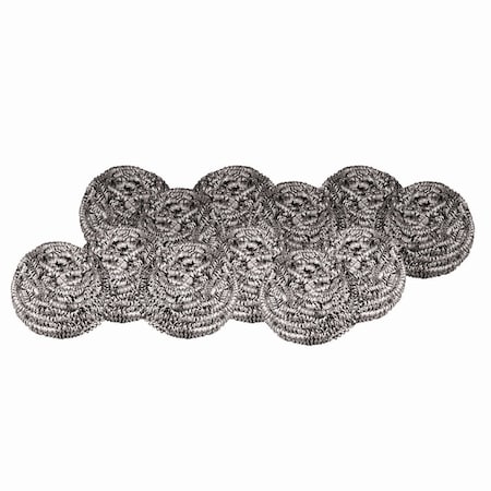 Premiere Pads Stnless Steel Scrubber Sponge, Medium, PK6 PAD 35